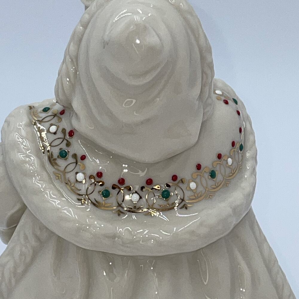 Lenox China Jewels Santa Bearing Gifts Figurine Eighth in Series VERY GOOD COND - Picture 5 of 13